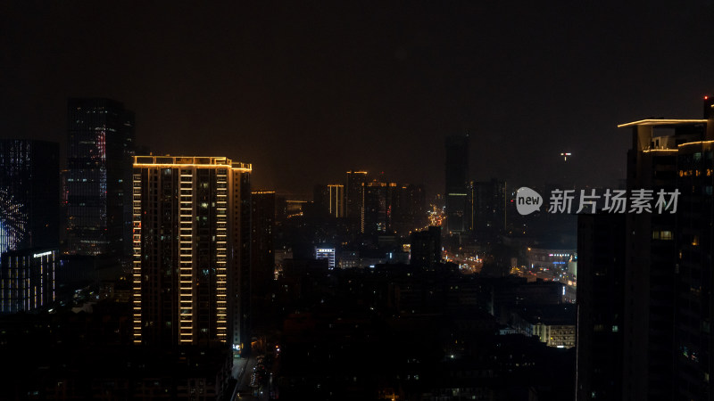 湖南长沙城市夜景灯光摄影图