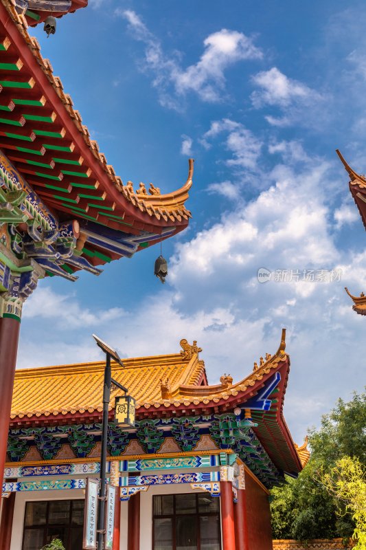 江苏省宿迁项王故里景区的真如禅寺