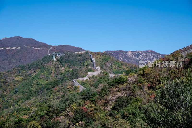 北京，慕田峪长城秋景