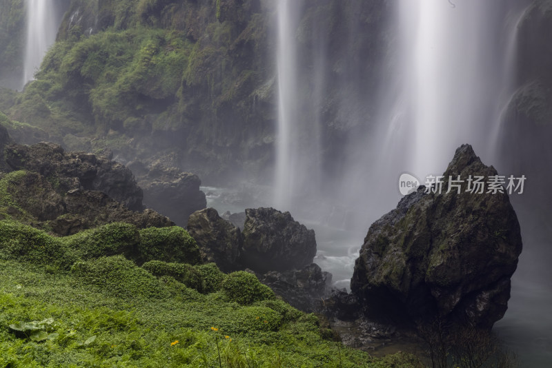 贵州黔西南马岭河大峡谷瀑布风光