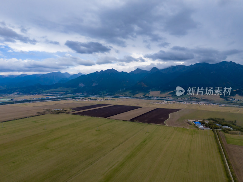 平原农业种植航拍图