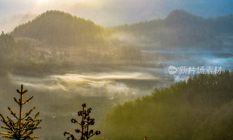 重庆酉阳：雾景拍摄花絮