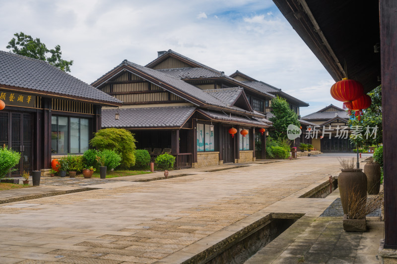 湖州西山漾湿地公园（丝绸小镇）景区风光