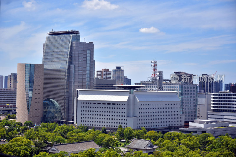 大阪城市风景