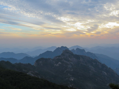 中国安徽黄山旅游风光