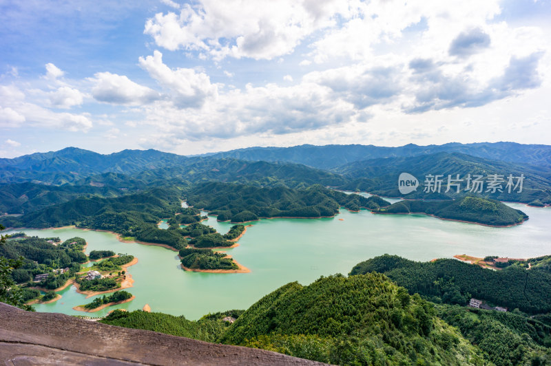 湖南衡阳天堂湖风光航拍