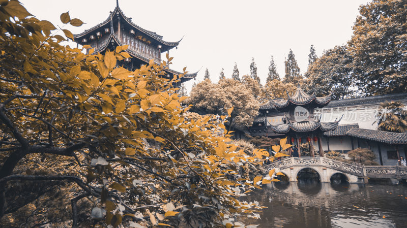 杭州清代古宅胡雪岩故居风景