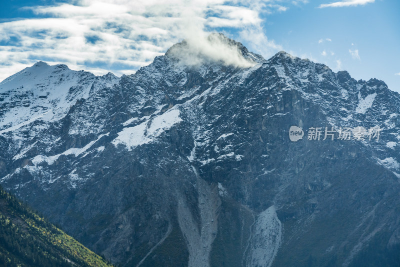 318川藏线川西甘孜高海拔草原雪山自然风光