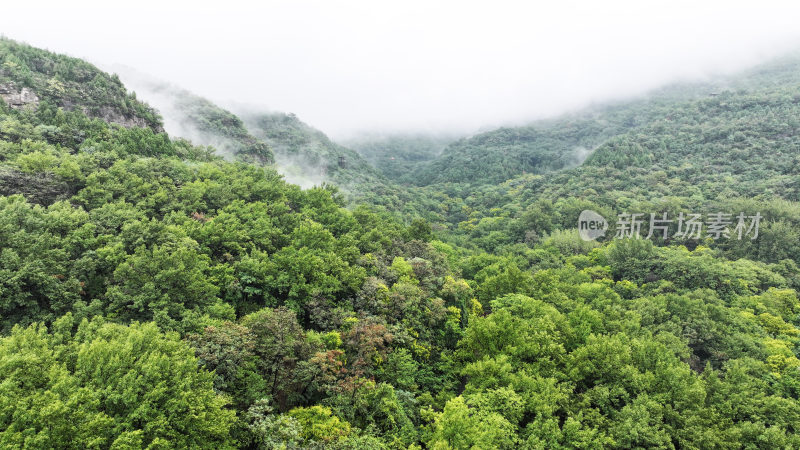 山东枣庄山亭区群峰拥翠山如画