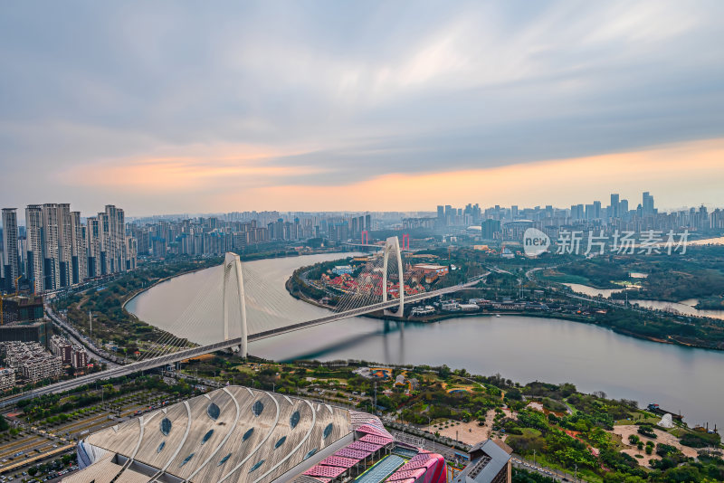 南宁城市地标建筑风光