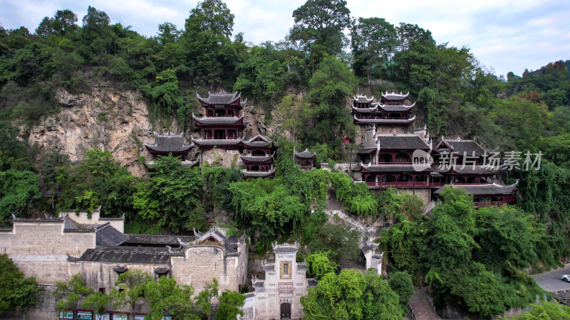 贵州黔东南镇远古镇5A景区航拍