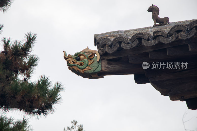 山西五台县佛光寺屋檐装饰