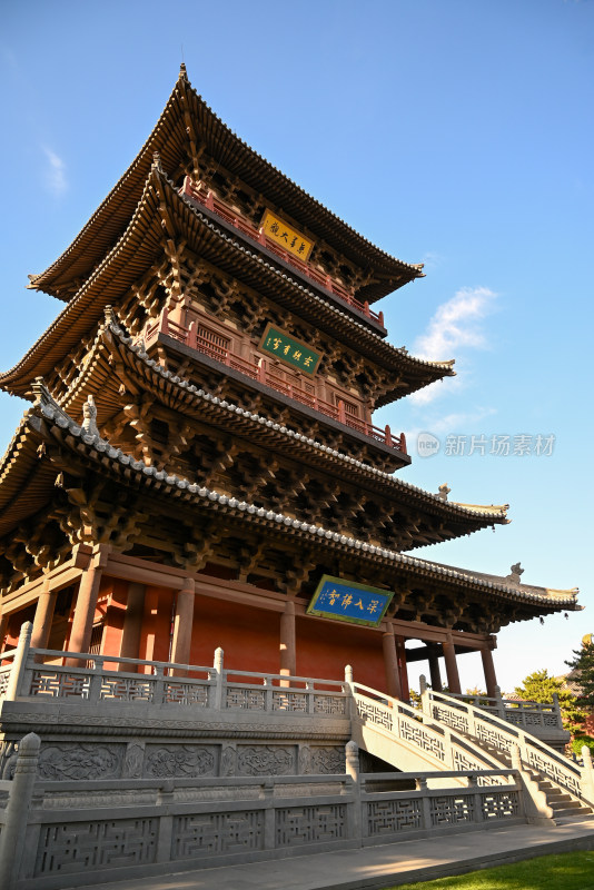 山西大同华严寺 华严塔的建筑外部