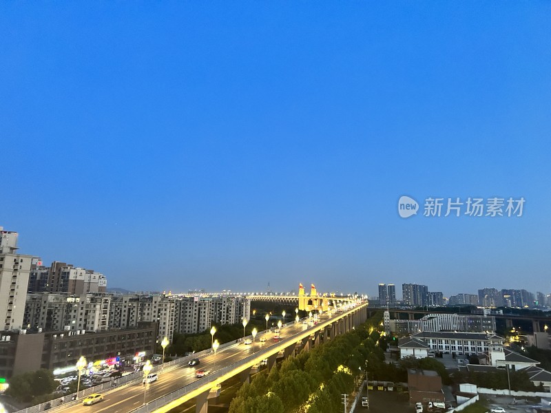 南京长江大桥夜景