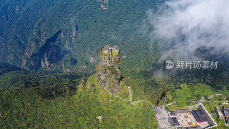 航拍贵州梵净山自然遗产大美风光