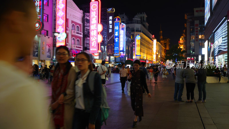 上海南京路夜景