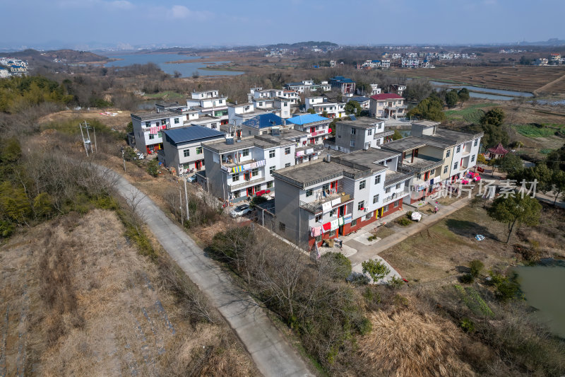 江西九江田园风光乡村风景航拍