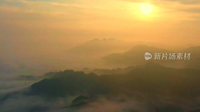 河南洛阳老君山航拍