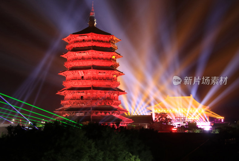 山西应县木塔 千年佛宫寺塔