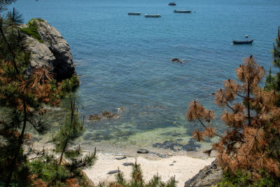 大连金石滩滨海国家地质公园海岸风光