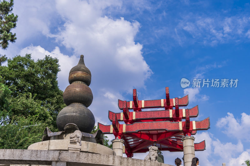 武汉武昌区黄鹤楼公园风景