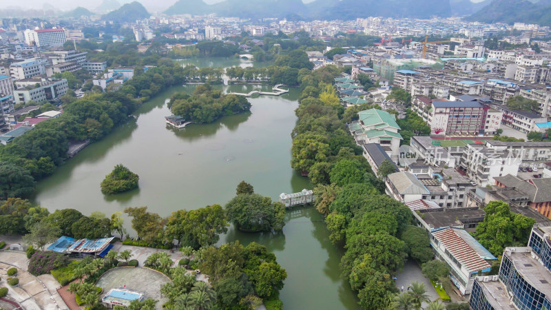 广西桂林市榕杉湖景区