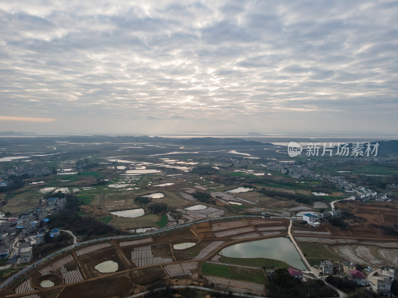 江西九江田园风光乡村风景航拍