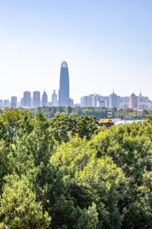 济南大明湖超然楼城市建筑景观