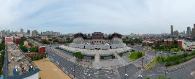 河南洛阳隋唐洛阳城应天门全景图