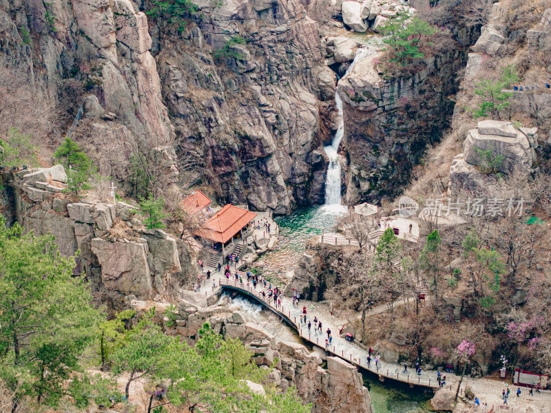 青岛崂山北九水航拍