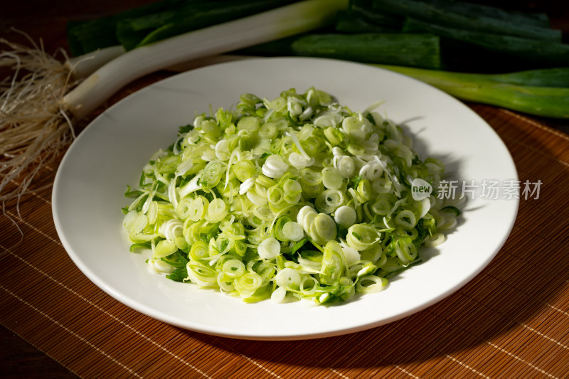 中餐常见调味菜新鲜葱花