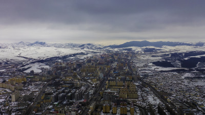 扎尕那冬季雪景