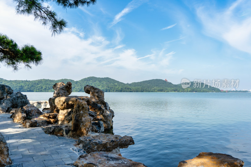 武汉东湖磨山景区远景