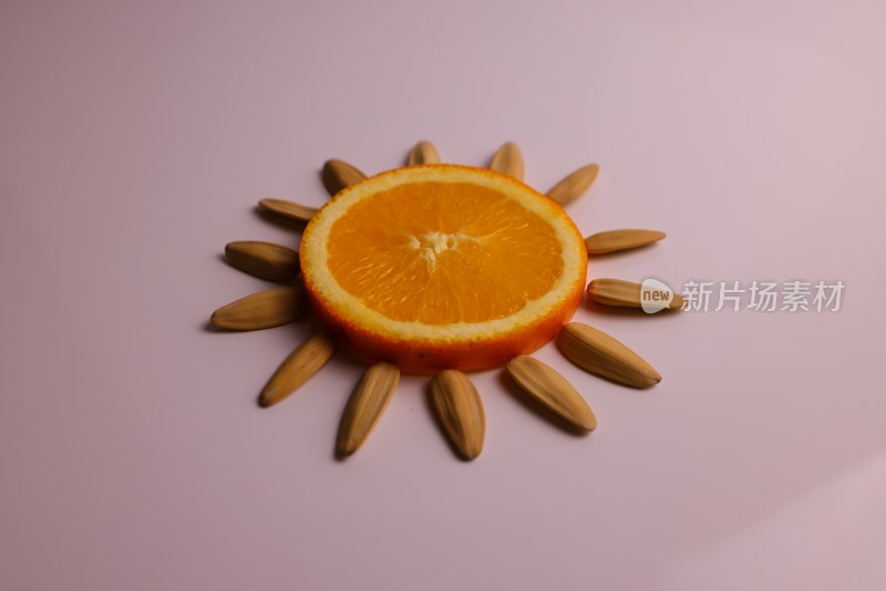 水果创意摄影：太阳