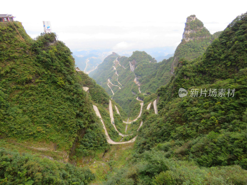 张家界天门山旅游风光