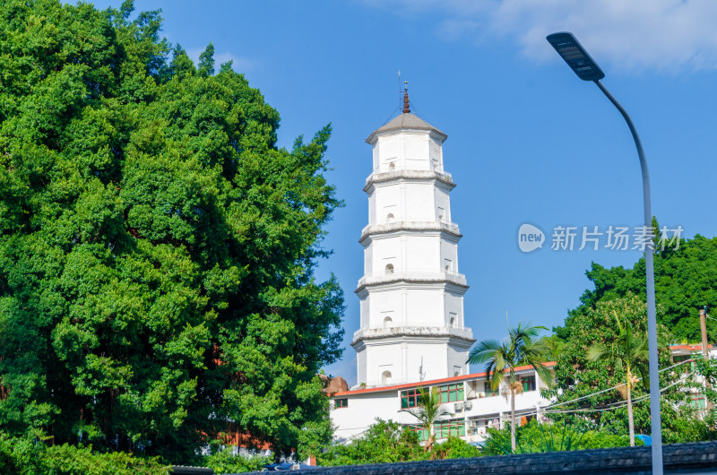 亚洲中国福建省福州市于山风景区定光寺白塔