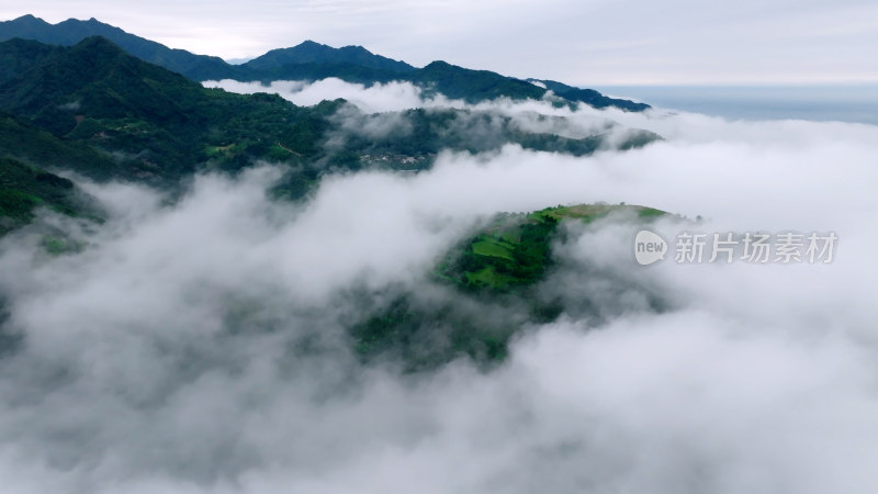 秦岭山脉云海云雾