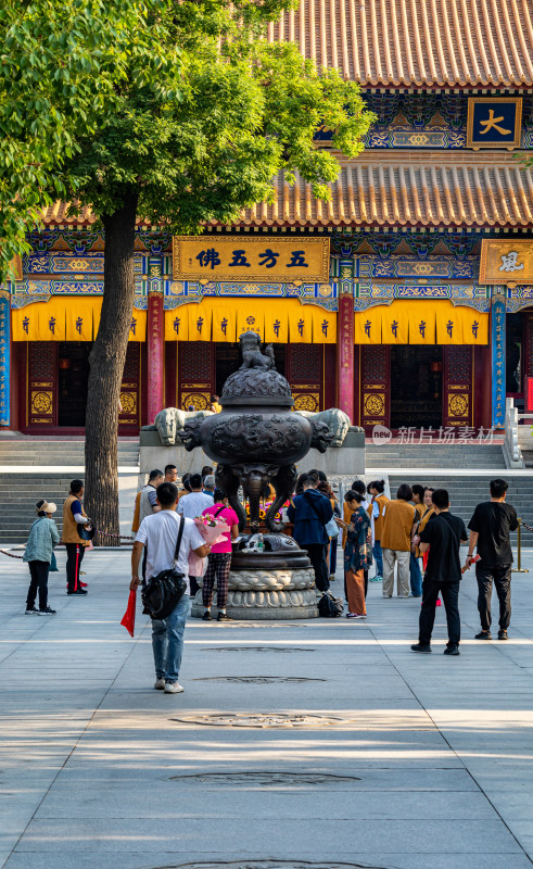 陕西西安大兴善寺佛教景点景观