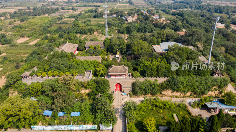 鸿门宴遗址航拍