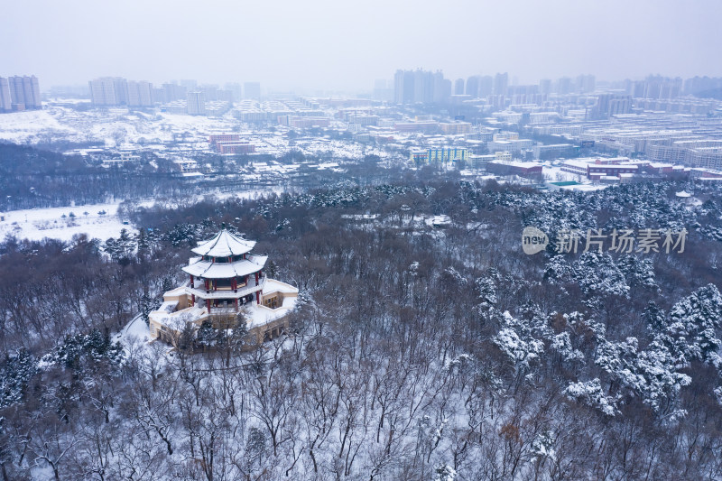 古建筑雪景