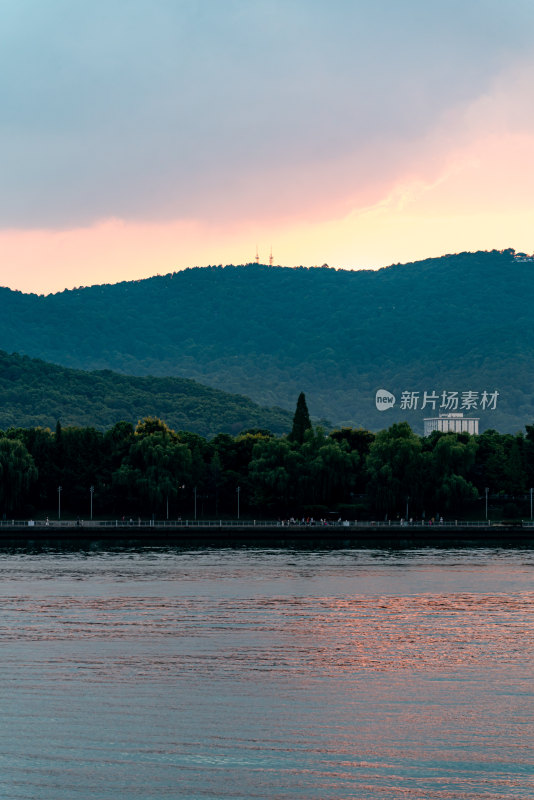 长沙湘江橘子洲头景点景观