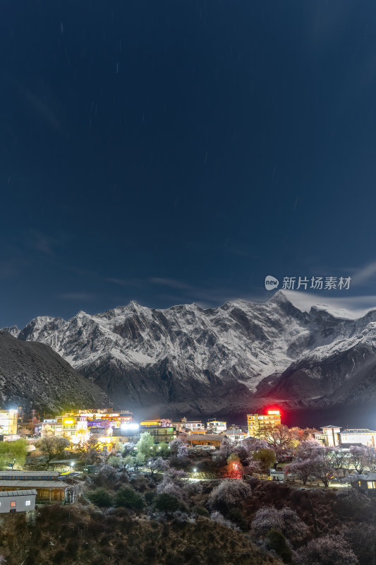 西藏林芝索松村南迦巴瓦峰雪山云海之巅