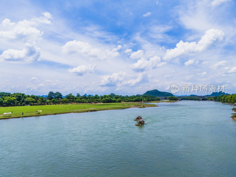 桂林夏季漓江风景区