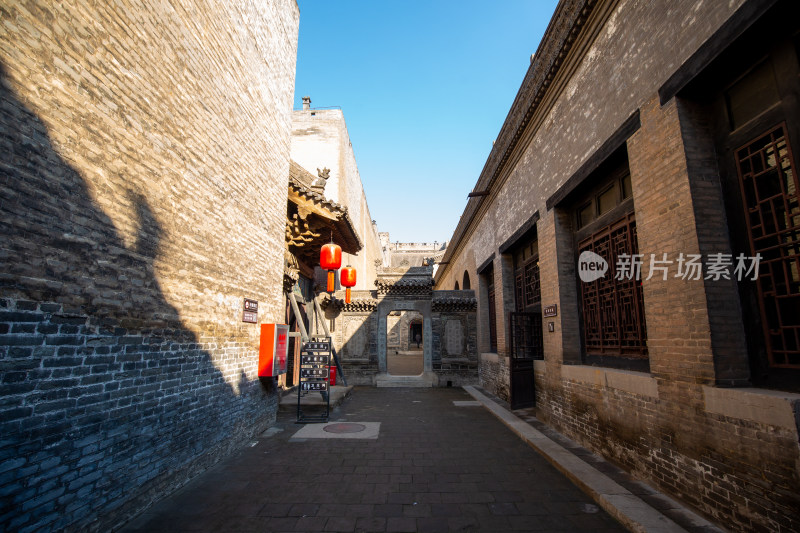 山西祁县晋商老街古城渠家大院