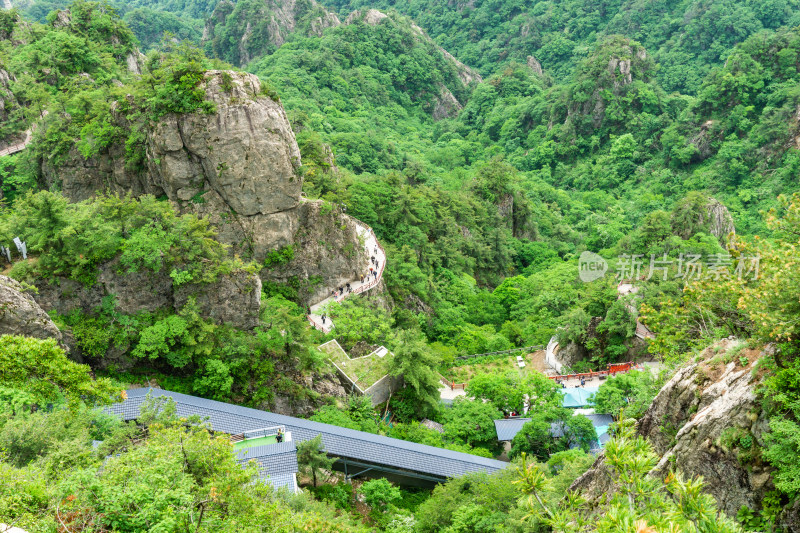 河南洛阳市栾川县5A景区老君山十里画廊景观