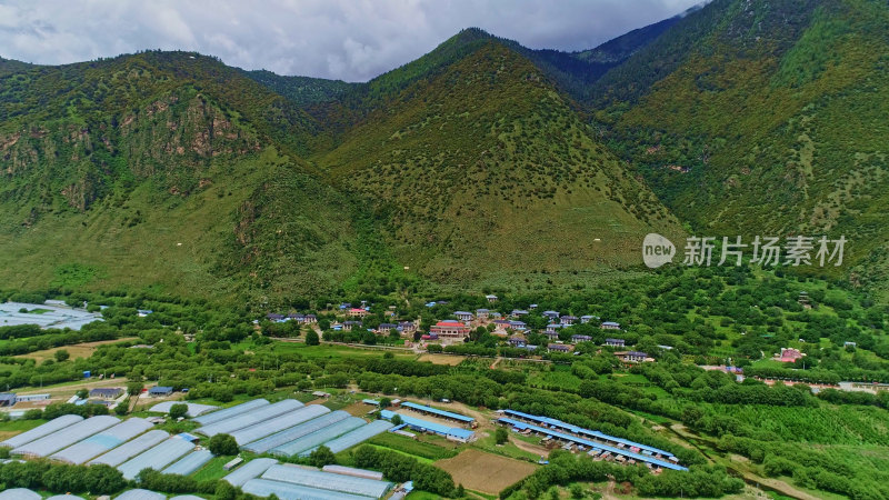 林芝雅尼湿地公园航拍