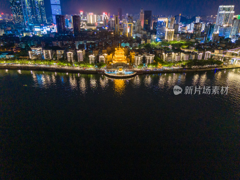 柳州夜景航拍图