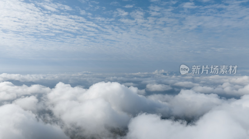 自然风景天空航拍云端阳光大气背景