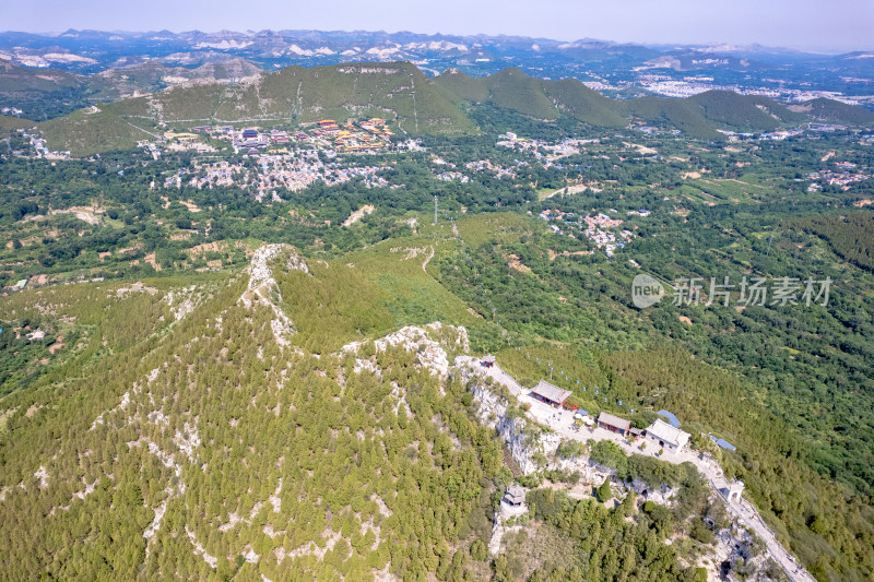 青州云门山5A景区航拍图