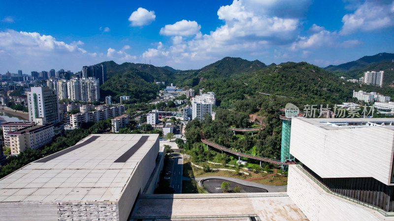 广东珠海城市风光航拍